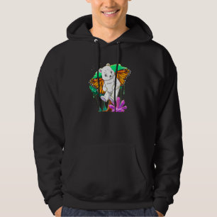 Sudadera Zoológico de insectos de animales árticos Mariposa
