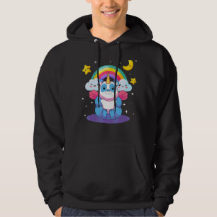 Sudadera Zoológico Rainbow Animal Pandacors Fantasy Unicorn