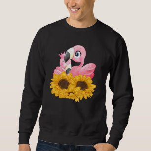 Sudadera Zoológico Tropical Animal Hippie Sunflower Flaming