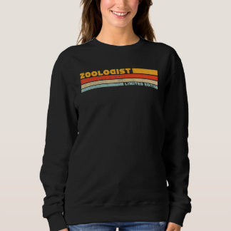 Sudadera Zoologist Retro Career Job Title Profession