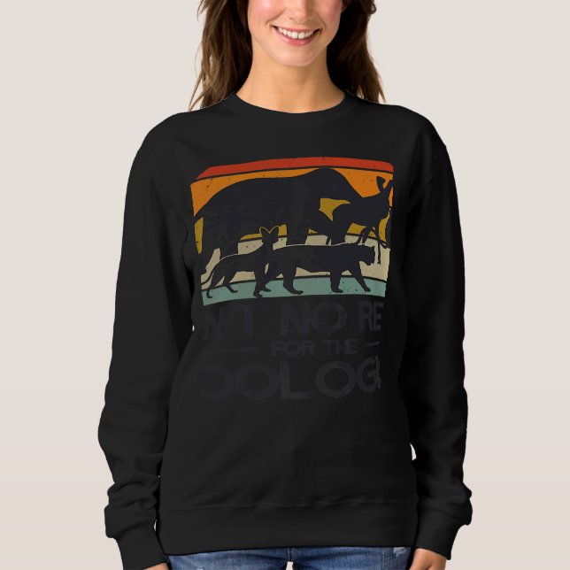 Sudadera Zoologist Zookeeping Wildlife Zoology Zoo Employee (Anverso)