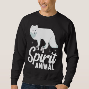 Sudadera Zorro Ártico Animales Árticos Zorro Ártico Lindo P