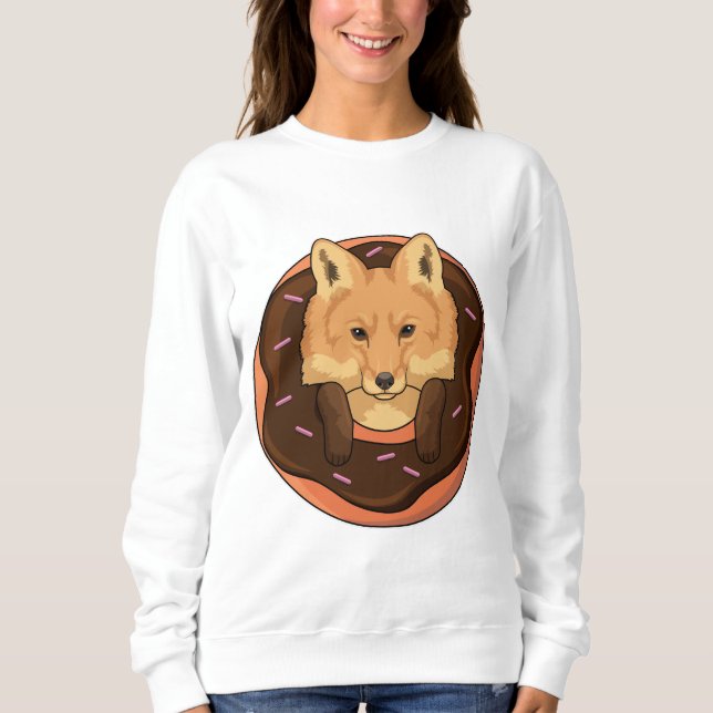Sudadera Zorro con Donut (Anverso)