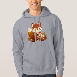 Sudadera Zorro lindo cortado en papel 3D con adornos orname