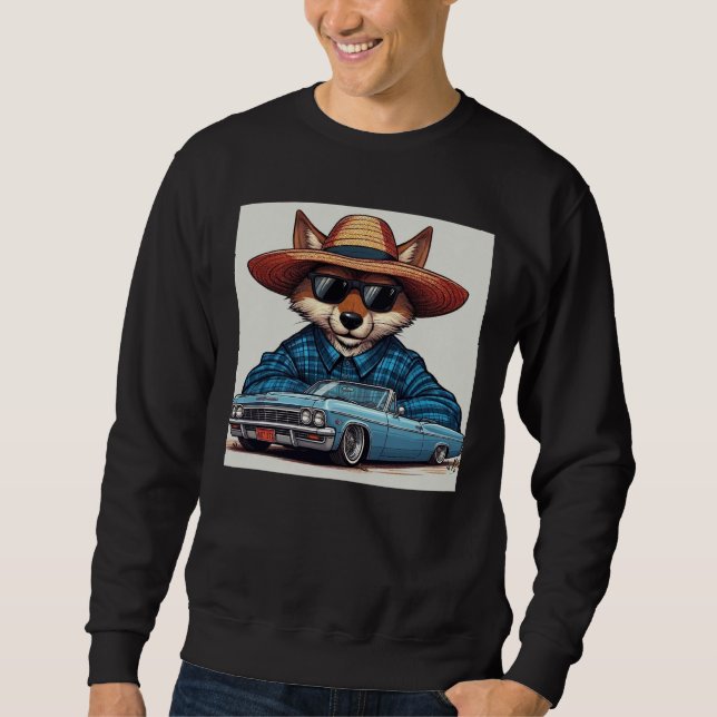 Sudadera Zorro Lowrider (Anverso)