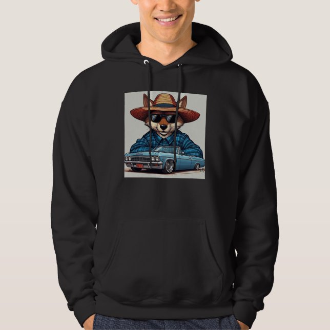 Sudadera Zorro Lowrider (Anverso)