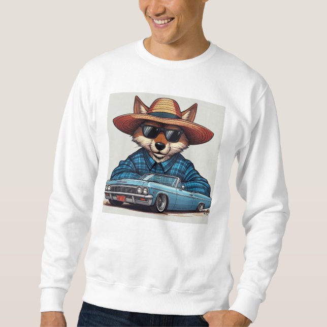 Sudadera Zorro Lowrider (Anverso)