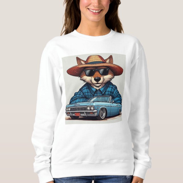Sudadera Zorro Lowrider (Anverso)