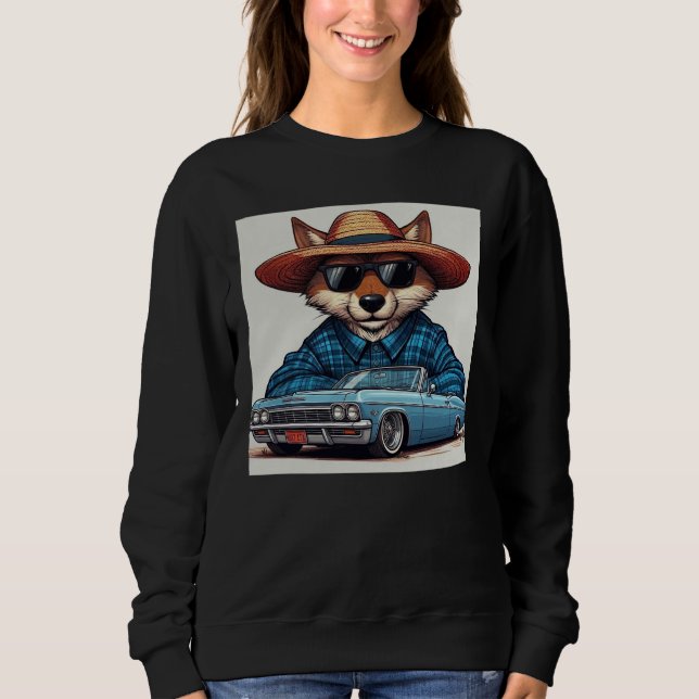 Sudadera Zorro Lowrider (Anverso)