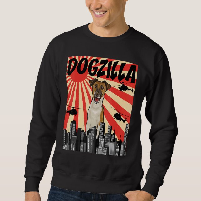 Sudadera Zorro suave retro japonés dodzilla (Anverso)