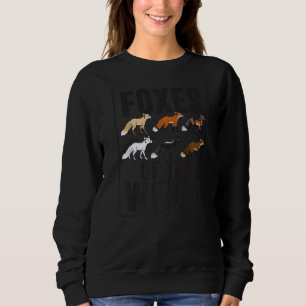 Sudadera Zorros Del Mundo Animal Para Hombres Mujeres Furry