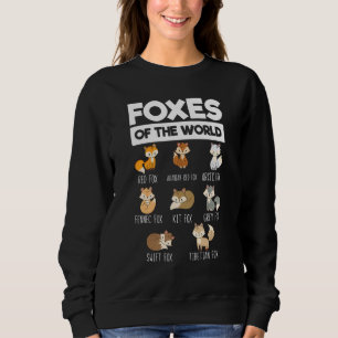 Sudadera Zorros del mundo y la zorra educativa