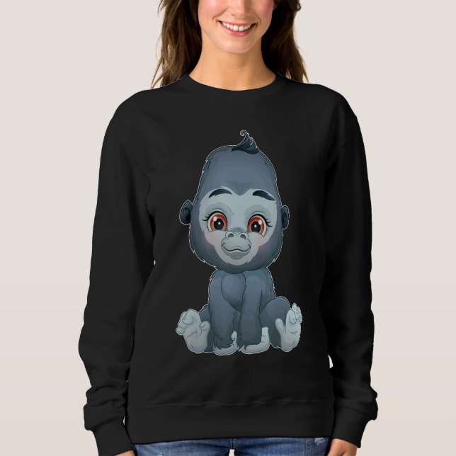 Sudadera Zuckersüßer Baby Gorilla (Anverso)