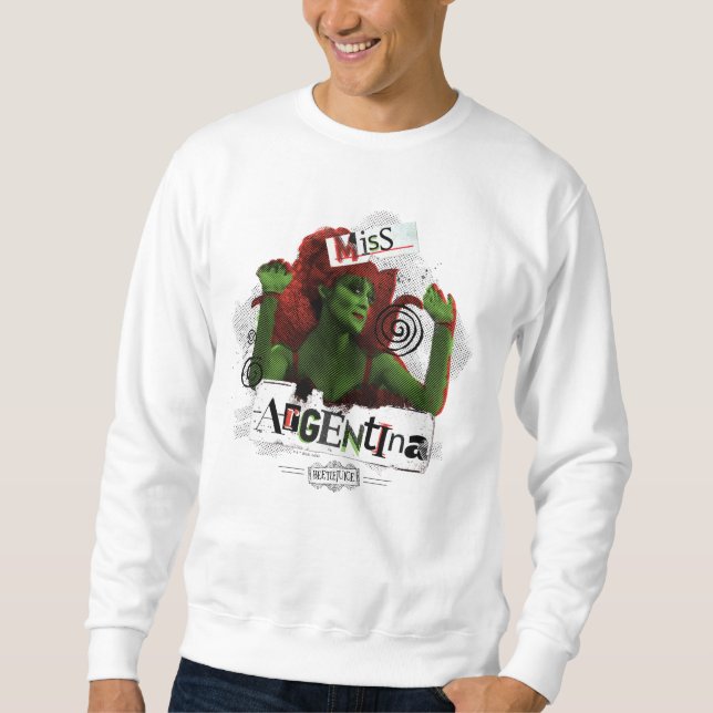 Sudadera Zumo de remolacha | Miss Argentina (Anverso)