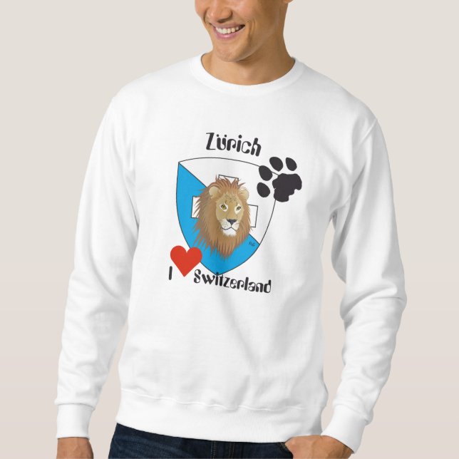 Sudadera Zürich - Schweiz - Suisse - Svizzera   Sweat-Shirt (Anverso)