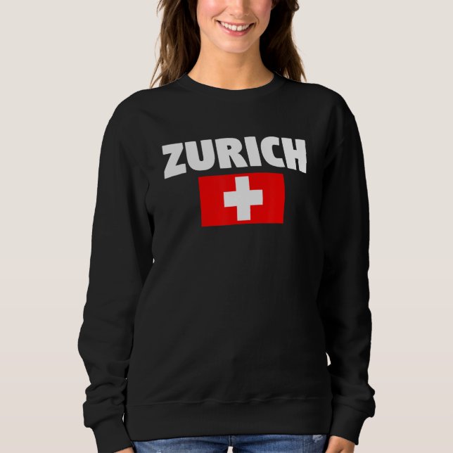 Sudadera Zurich Switzerland (Anverso)