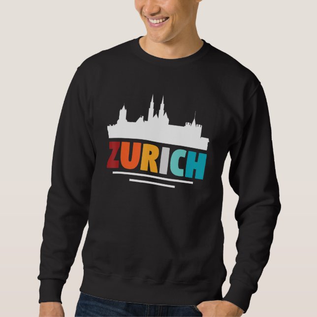 Sudadera Zurich Switzerland 4 (Anverso)