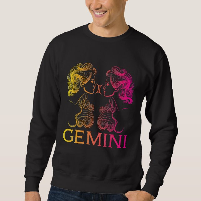 Sudadera Zwilling Zodiac Sign Horoscope 1 (Anverso)