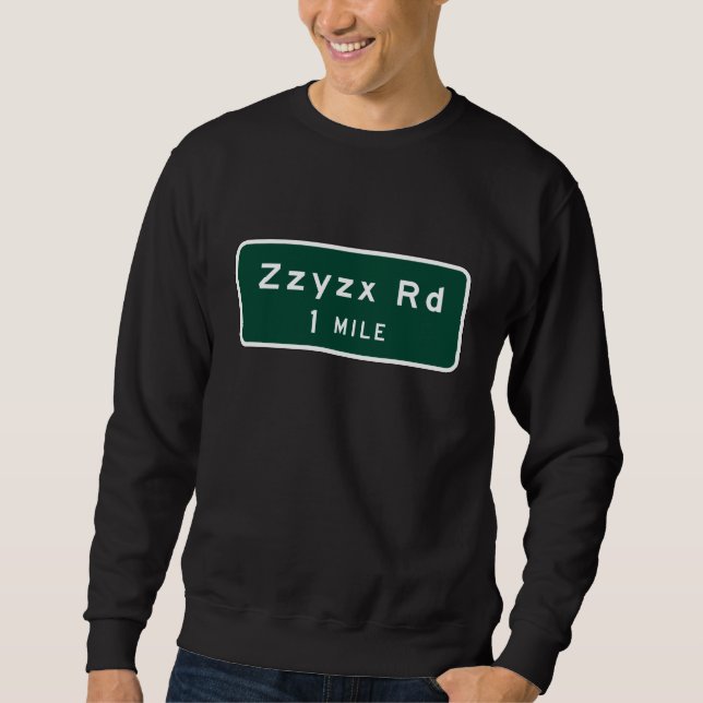 Sudadera Zzyzx, marcador del camino, California, los (Anverso)