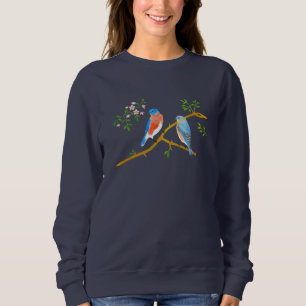 Sudaderas Azules Oscuras de Pareja de Azulejos