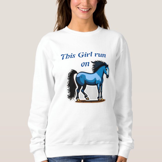 sudaderas caballos amante Mostrar tu caballo de am (Anverso)