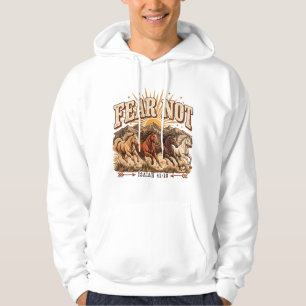 Sudaderas con capucha de fe cristiana Caballos sal