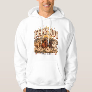 Sudaderas con capucha de fe cristiana Caballos sal