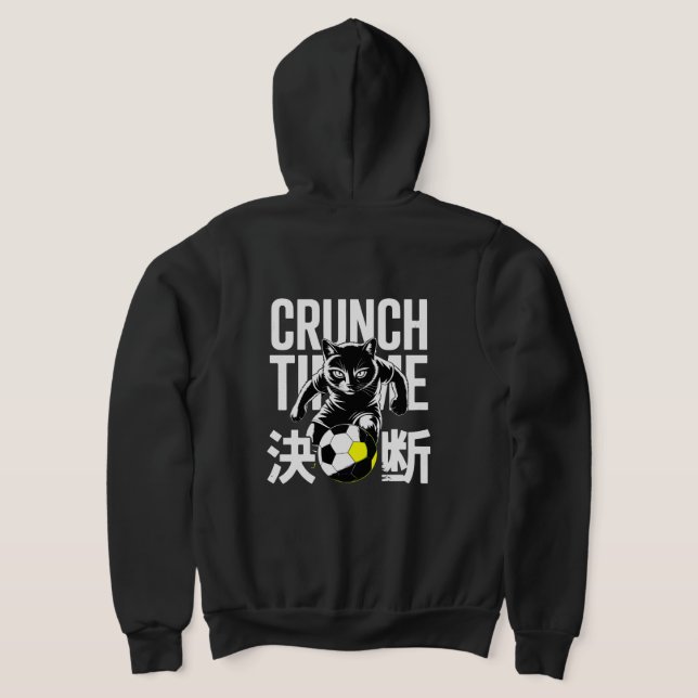 Sudaderas con capucha de gato de fútbol para mujer (Distribución Reverso )