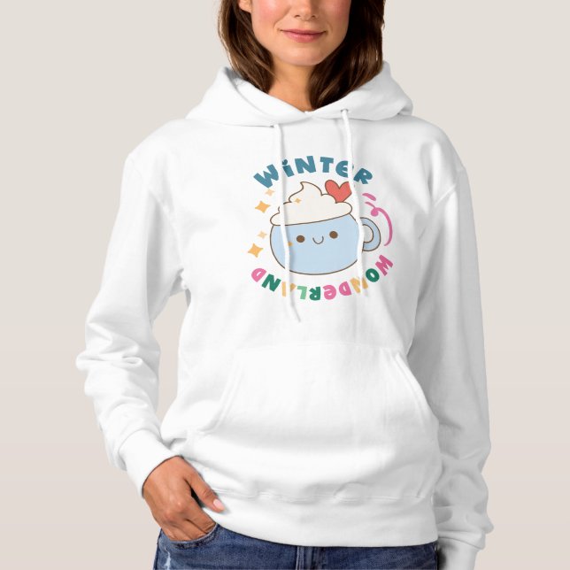 Sudaderas con Capucha de Mujer Winter Wonderland - (Anverso)