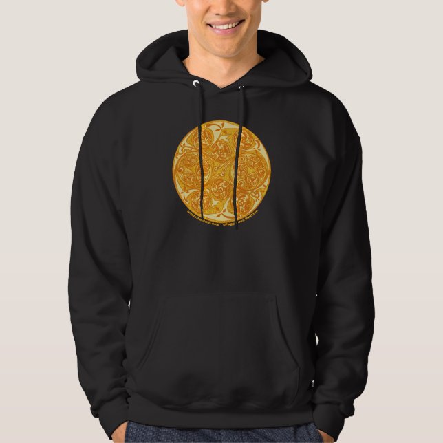 Sudaderas con capucha espirales célticas de la (Anverso)