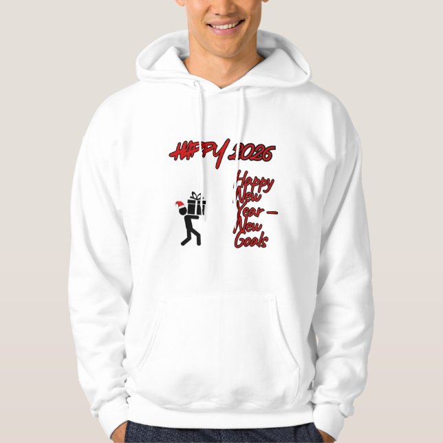 sudaderas con capucha para AÑO NUEVO divertidas y  (Anverso)