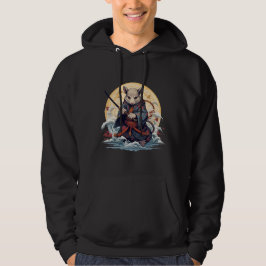 Sudaderas con capucha para hombres Samurai Rat
