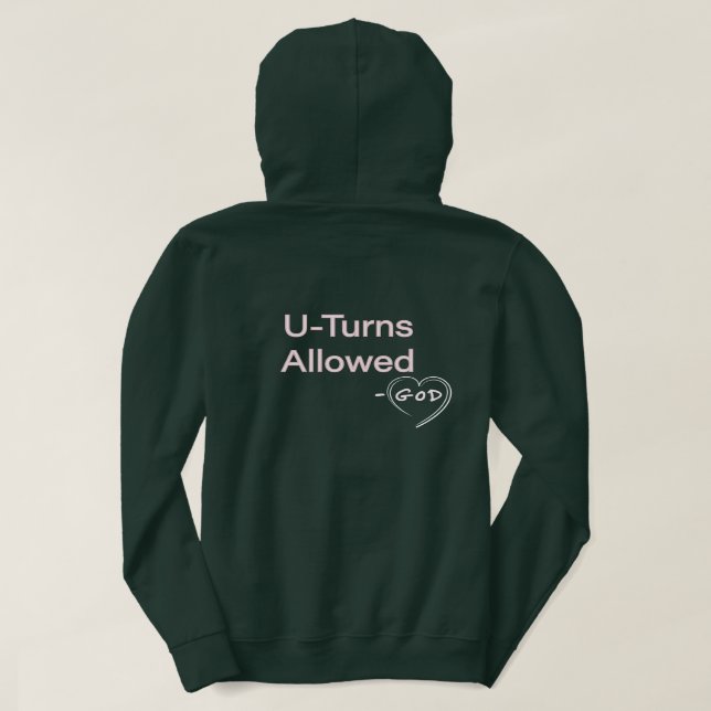 Sudaderas con capucha para mujeres cristianas, se  (Reverso del diseño)