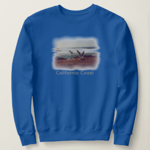 Sudaderas con gaviotas en la costa de California