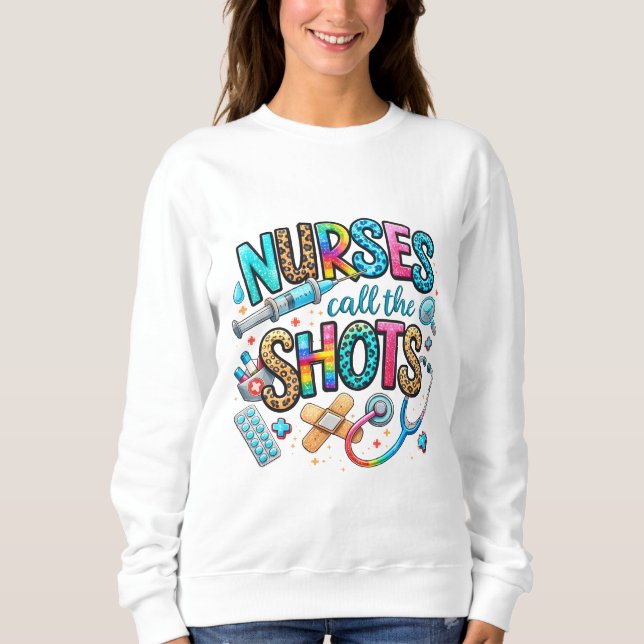 Sudaderas de Enfermeras que Mandan (Anverso)