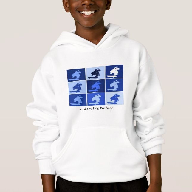 SUDADERAS DE SKATEBOARDING CON DESTRUCTOR DE TONO  (Anverso)