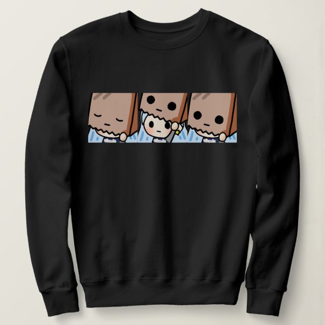 Sudaderas komugisui con bolsitas de papel para muj (Anverso del diseño)