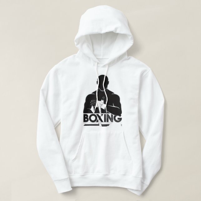 sudaderas para el AÑO NUEVO boxeo divertidas genia (Diseño del anverso)
