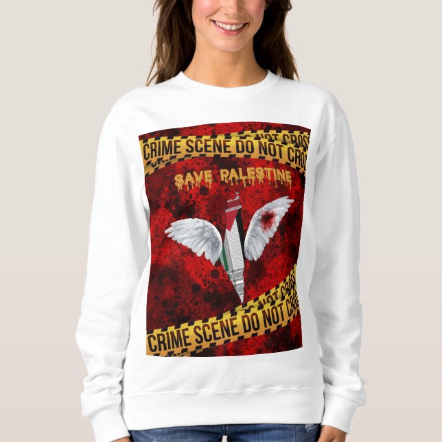 Sudaderas Salva Palestina, Palestina Libre  (Anverso)