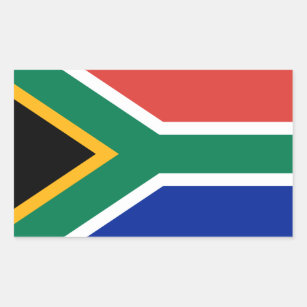 Sudáfrica* Pegatina de Bandera