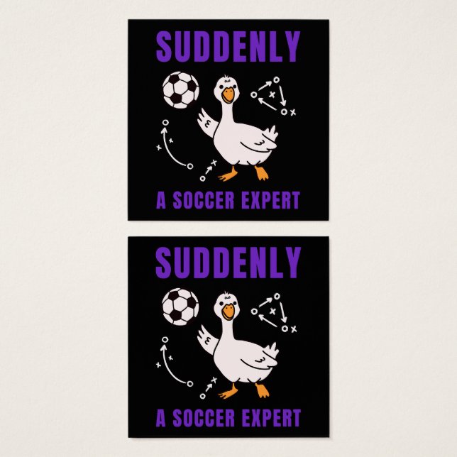 Suddenly a soccer expert (Anverso y reverso)