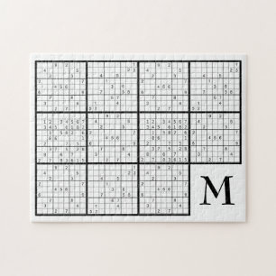 Sudoku Monograma Rompecabezas