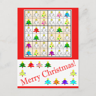 Sudoku multicolor para el navidad