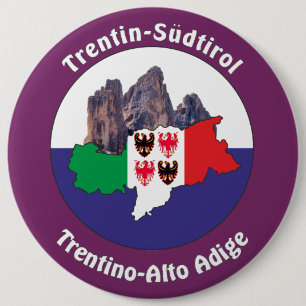Südtirol - Alto Adige - Italien - Botón Italia