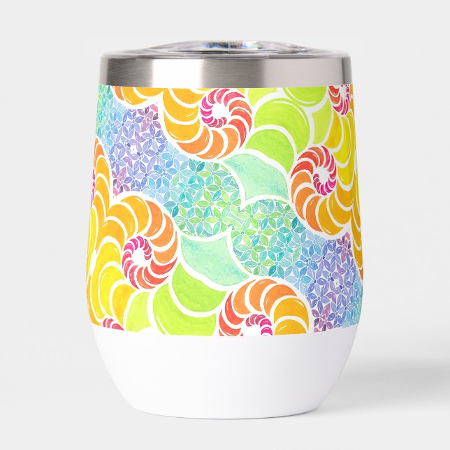 Sue Mosaic Wine Tumbler (Frente)