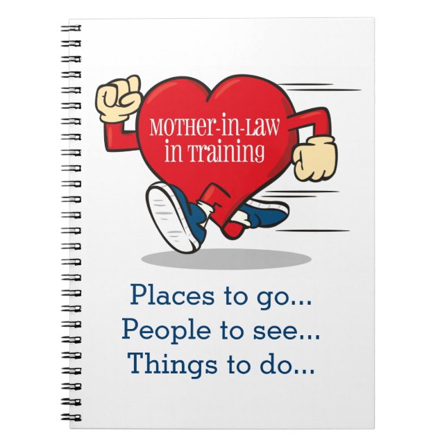 Suegra en diario del cuaderno del entrenamiento (Frente)