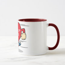 Suegra en taza del entrenamiento