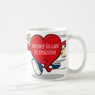 Suegra en taza del entrenamiento