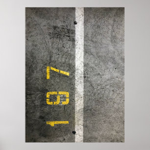 Suelo de hormigón gris con impresión de 197