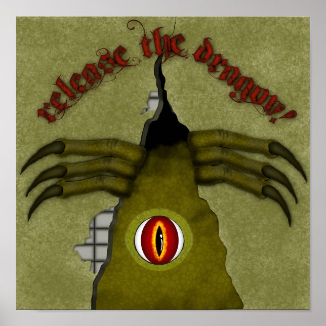 ¡Suelta al Dragón! Arte Digital (Frente)